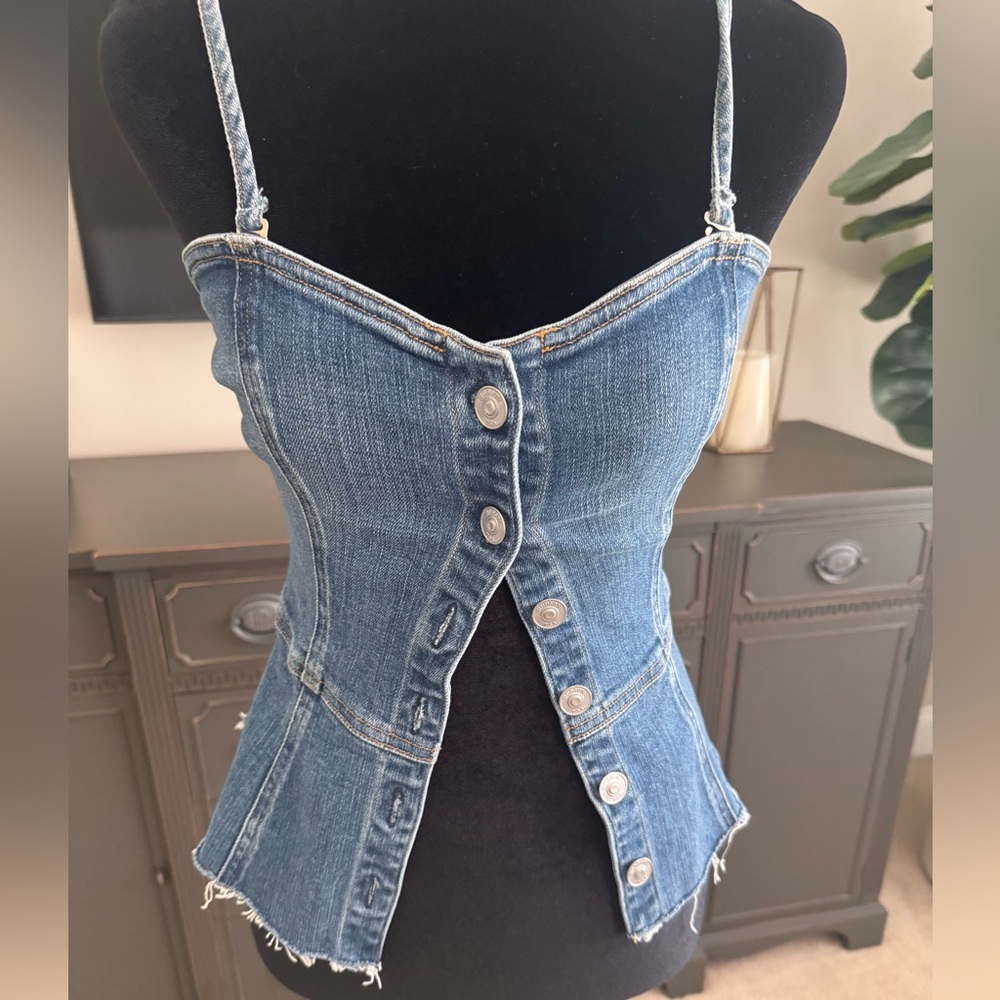 Hudson denim jeans top